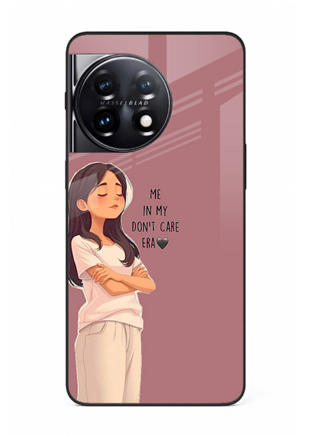 Cozy Girl Quote aesthetic illustration OnePlus 11R glass back cover