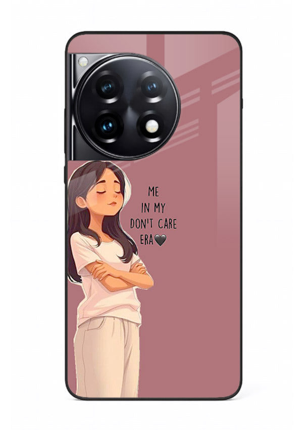 Cozy Girl Quote aesthetic illustration OnePlus 12R glass back cover