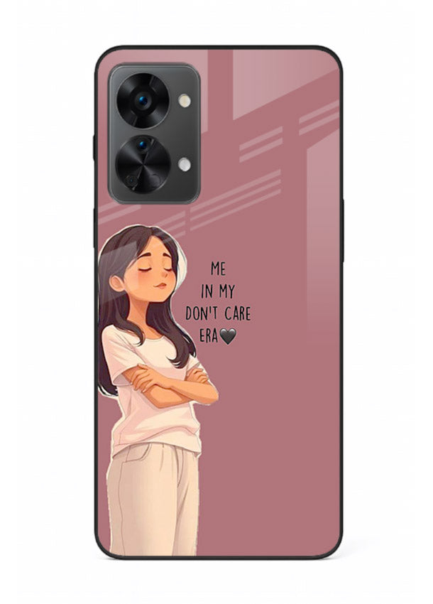 Cozy Girl Quote aesthetic illustration OnePlus Nord 2T glass back cover