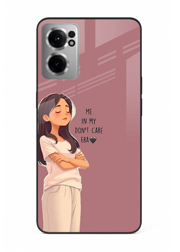 Cozy Girl Quote aesthetic illustration OnePlus Nord CE2 5G glass back cover