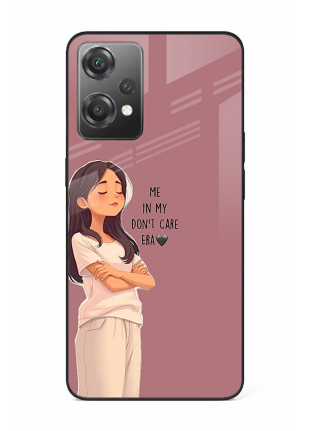 Cozy Girl Quote aesthetic illustration OnePlus Nord CE2 Lite 5G glass back cover
