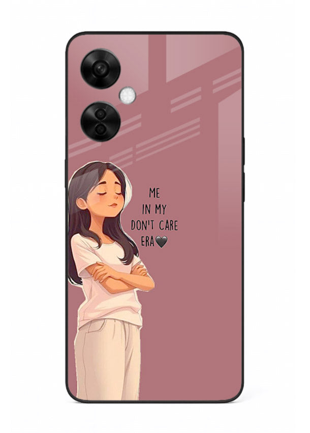 Cozy Girl Quote aesthetic illustration OnePlus Nord CE3 Lite glass back cover