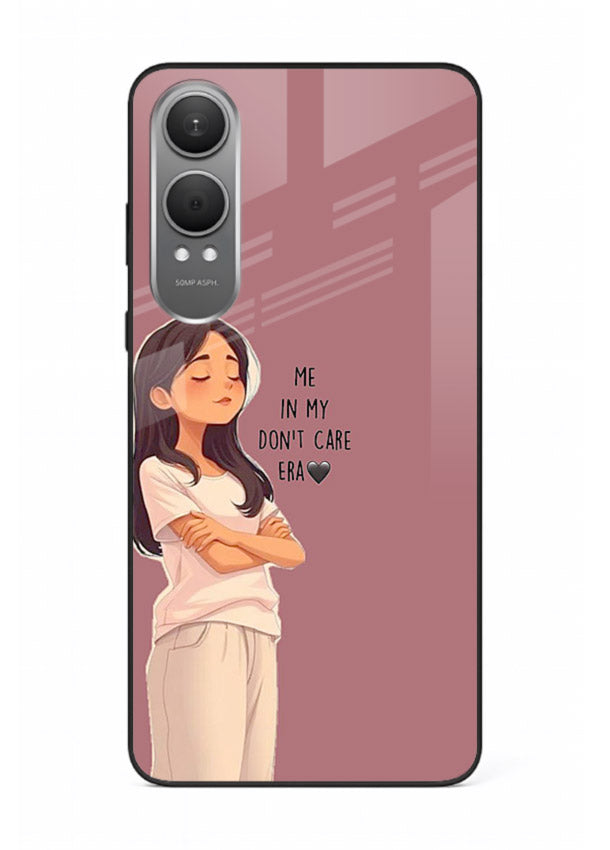 Cozy Girl Quote aesthetic illustration OnePlus Nord CE4 Lite glass back cover