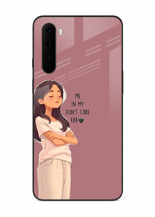 Cozy Girl Quote aesthetic illustration OnePlus Nord glass back cover