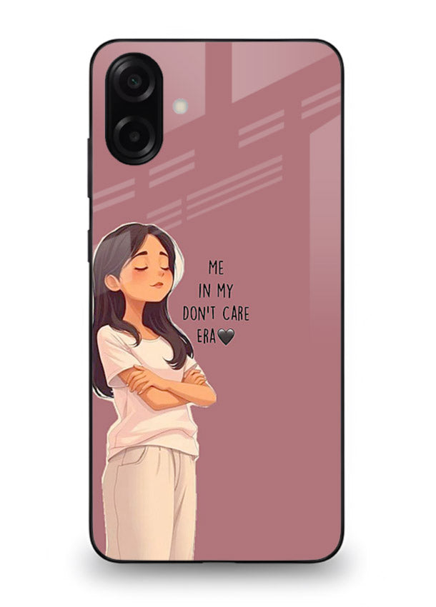 Cozy Girl Quote aesthetic illustration Samsung A06 5G glass back cover