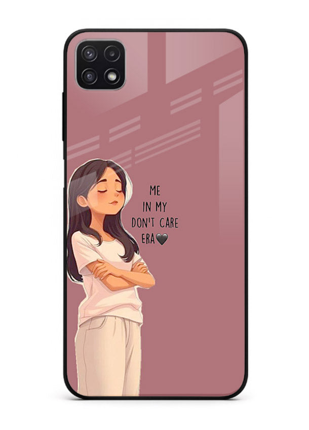 Cozy Girl Quote aesthetic illustration Samsung F42 5G glass back cover