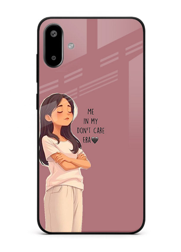 Cozy Girl Quote aesthetic illustration Samsung F06 5G glass back cover