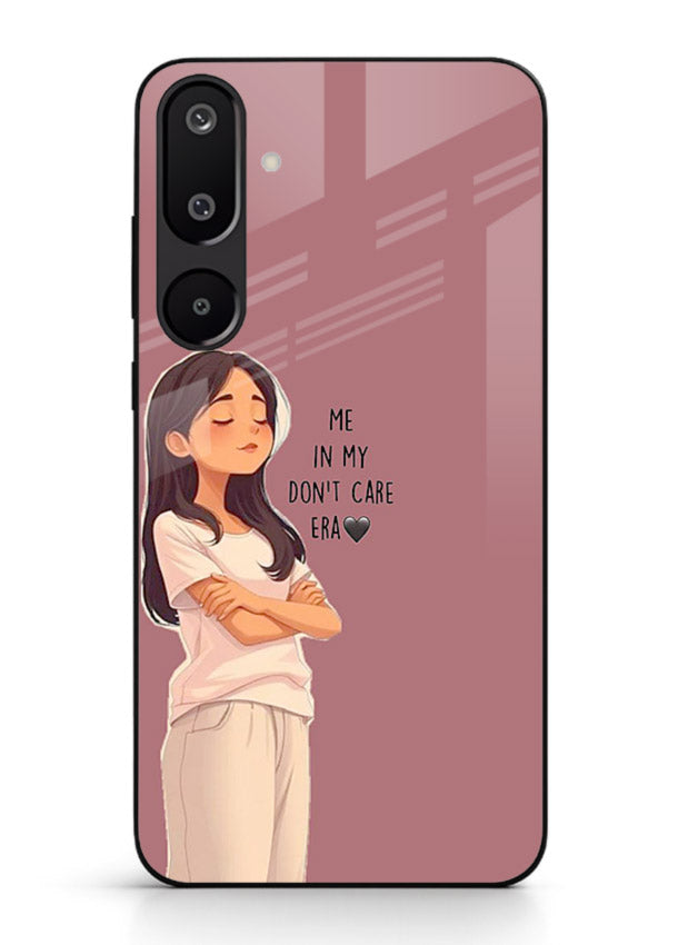 Cozy Girl Quote aesthetic illustration Samsung M16 5G glass back cover