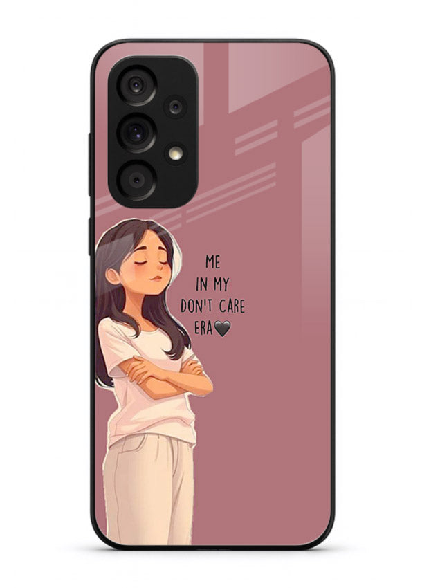 Cozy Girl Quote aesthetic illustration Samsung A73 5G glass back cover