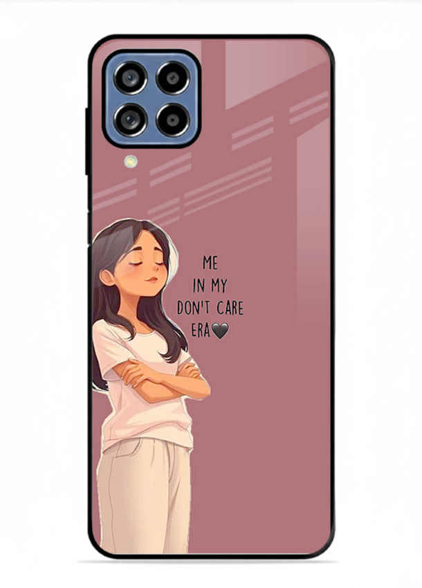 Cozy Girl Quote aesthetic illustration Samsung M53 5G glass back cover