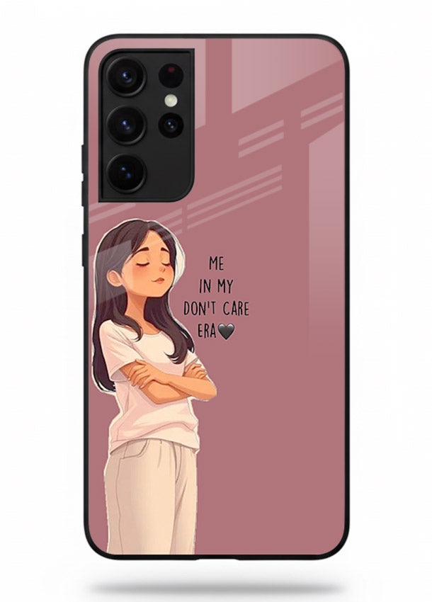 Cozy Girl Quote aesthetic illustration Samsung S21 Ultra glass back cover