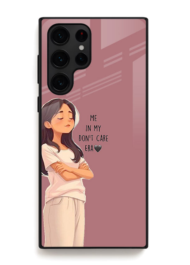 Cozy Girl Quote aesthetic illustration Samsung S25 Ultra glass back cover