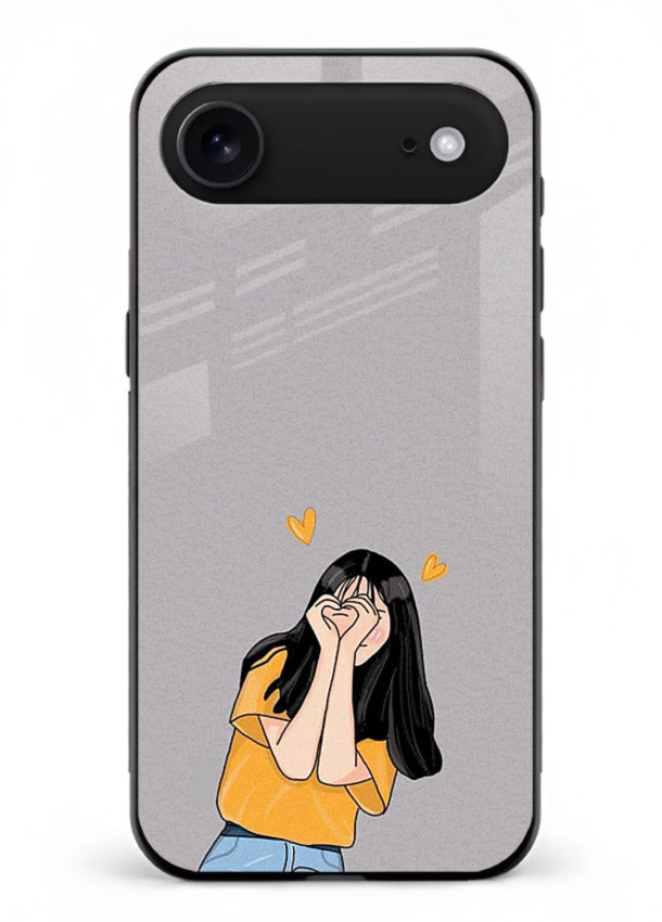 Cringe Emoji Boy funny emoji artwork iphone 18 air glass back cover