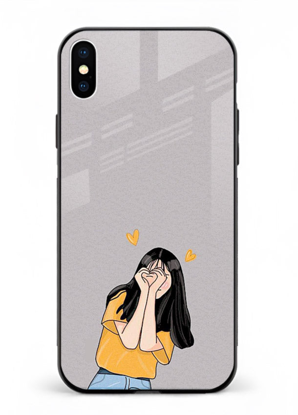 Cringe Emoji Boy funny emoji artwork iphone xs max glass back cover