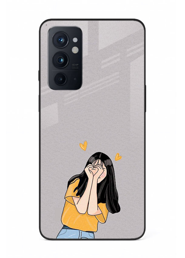 Cringe Emoji Boy funny emoji artwork OnePlus 9RT glass back cover