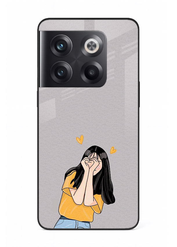 Cringe Emoji Boy funny emoji artwork OnePlus 10T glass back cover