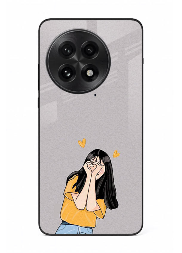 Cringe Emoji Boy funny emoji artwork OnePlus 13R glass back cover