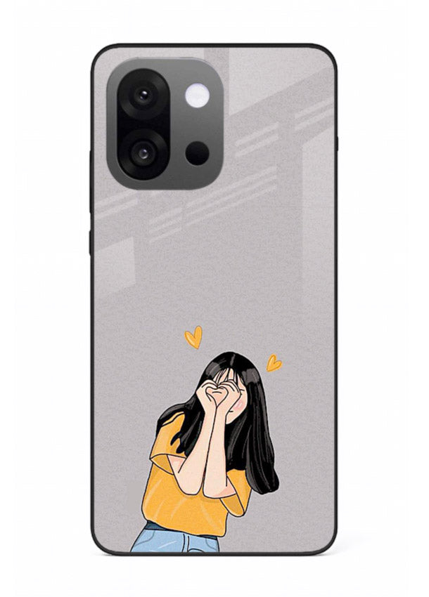 Cringe Emoji Boy funny emoji artwork OnePlus 13s glass back cover