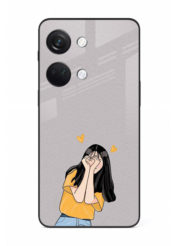 Cringe Emoji Boy funny emoji artwork OnePlus Nord 3 glass back cover