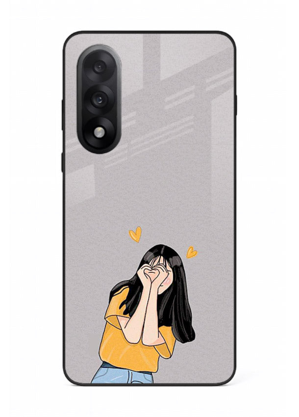Cringe Emoji Boy funny emoji artwork OnePlus Nord 5 glass back cover