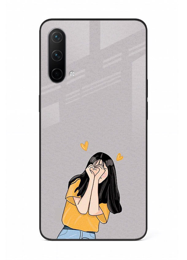 Cringe Emoji Boy funny emoji artwork OnePlus Nord CE 5G glass back cover