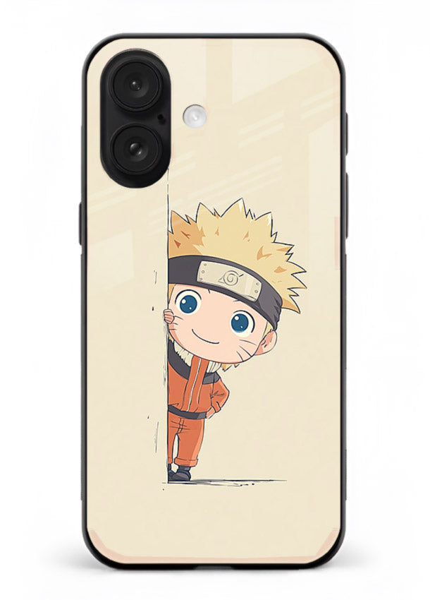 cute baby naruto chibi anime art iphone 18 glass cover adorable character case