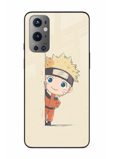 cute baby naruto chibi anime art OnePlus 9 glass cover adorable character case