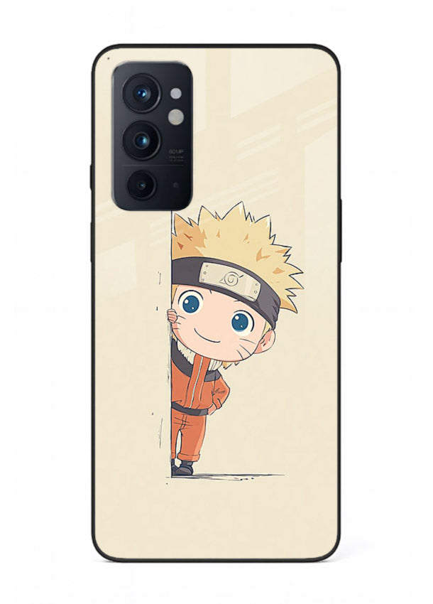 cute baby naruto chibi anime art OnePlus 9RT glass cover adorable character case