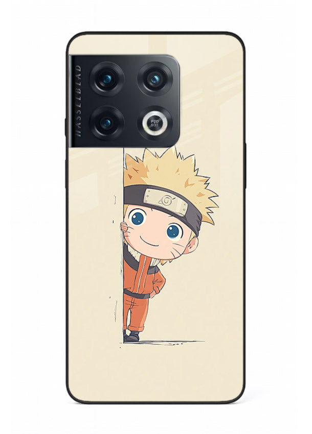 cute baby naruto chibi anime art OnePlus 10 Pro glass cover adorable character case