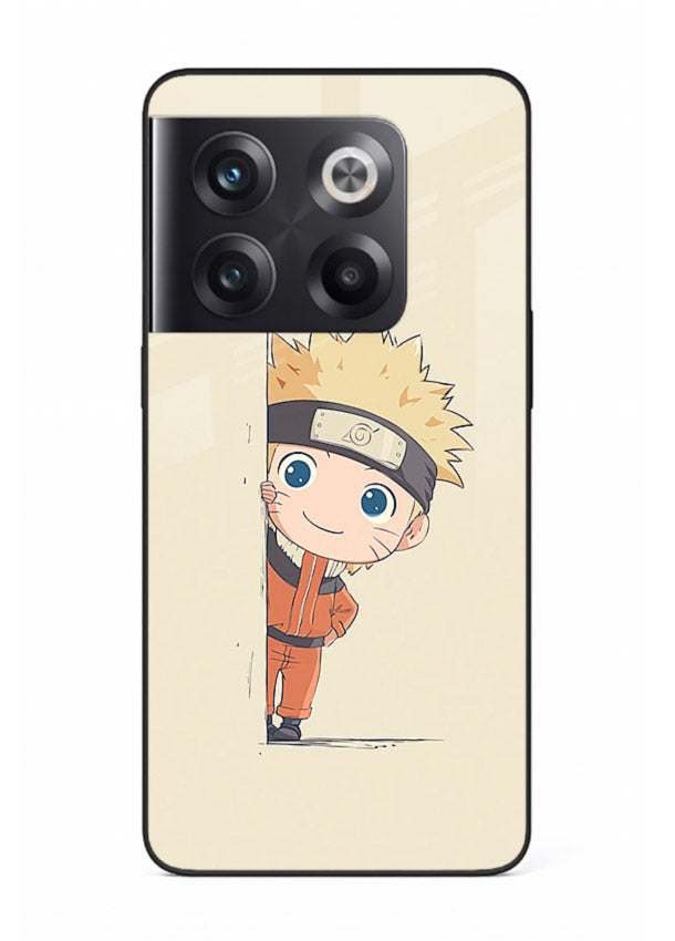 cute baby naruto chibi anime art OnePlus 10T glass cover adorable character case