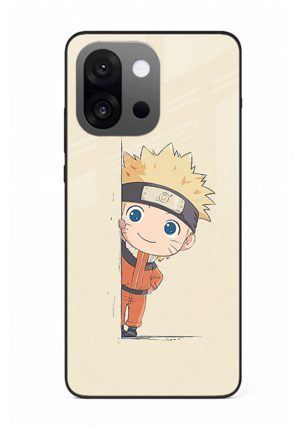 cute baby naruto chibi anime art OnePlus 13s glass cover adorable character case