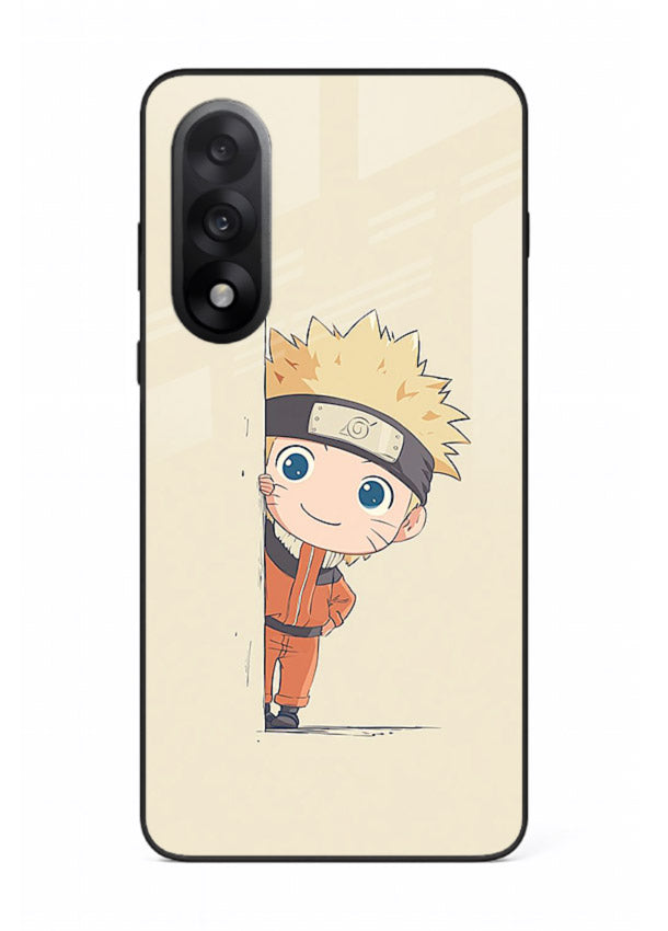 cute baby naruto chibi anime art OnePlus Nord 5 glass cover adorable character case