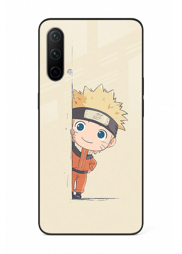 cute baby naruto chibi anime art OnePlus Nord CE 5G glass cover adorable character case