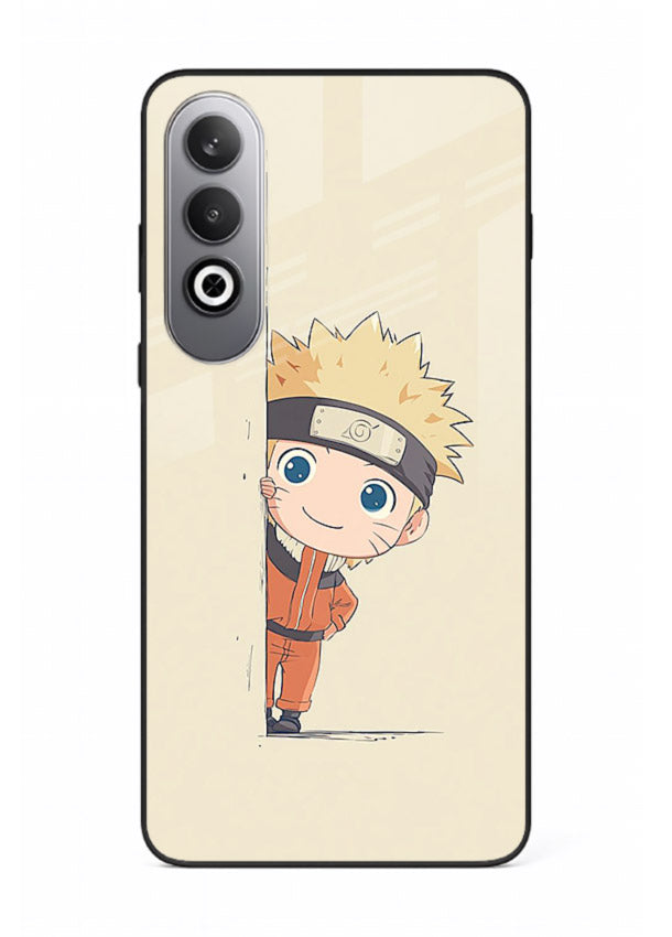 cute baby naruto chibi anime art OnePlus Nord CE4 glass cover adorable character case