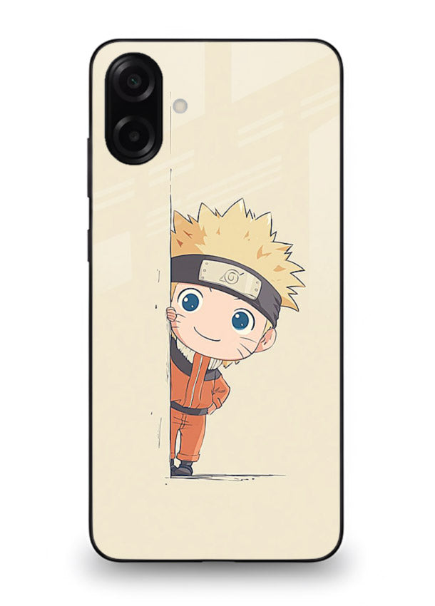 cute baby naruto chibi anime art Samsung A06 5G glass cover adorable character case