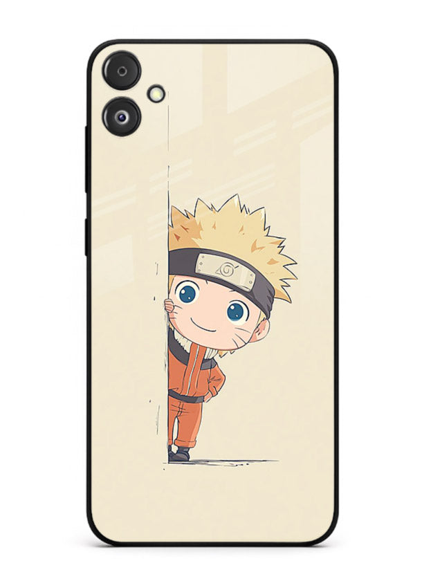 cute baby naruto chibi anime art Samsung F14 5G glass cover adorable character case