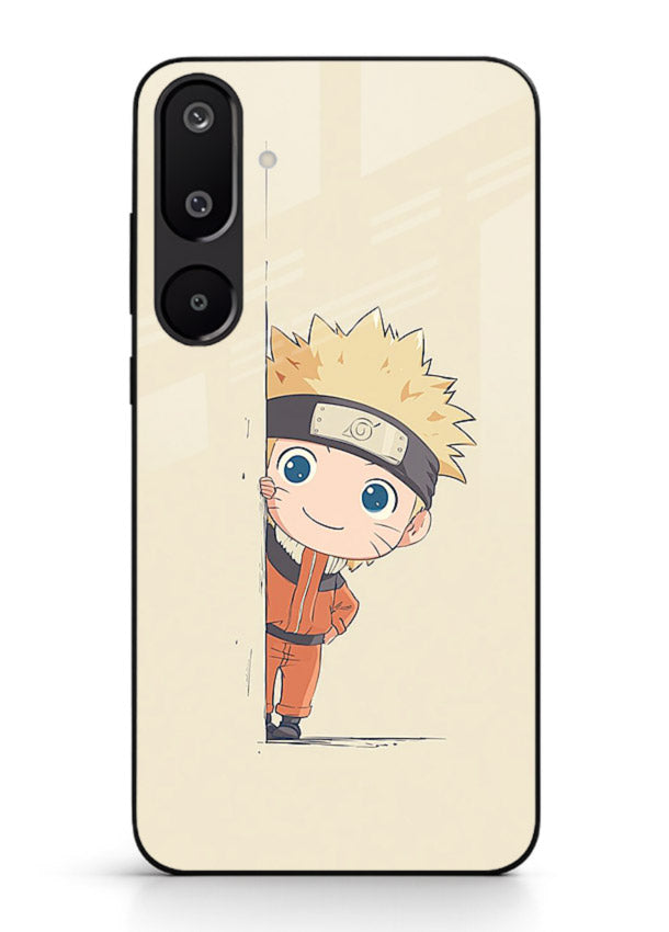cute baby naruto chibi anime art Samsung M16 5G glass cover adorable character case