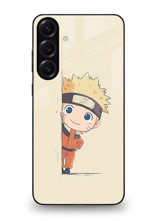 cute baby naruto chibi anime art Samsung A56 5G glass cover adorable character case