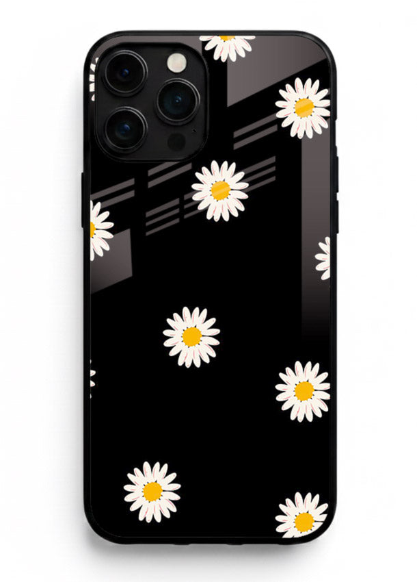 Daisy Flower Pop cheerful daisy pattern iphone 16 pro max glass back cover