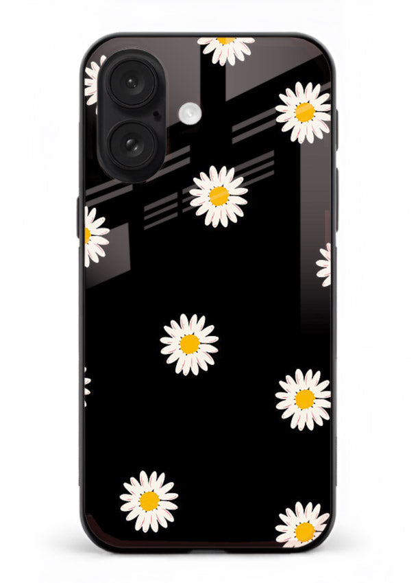 Daisy Flower Pop cheerful daisy pattern iphone 16 glass back cover