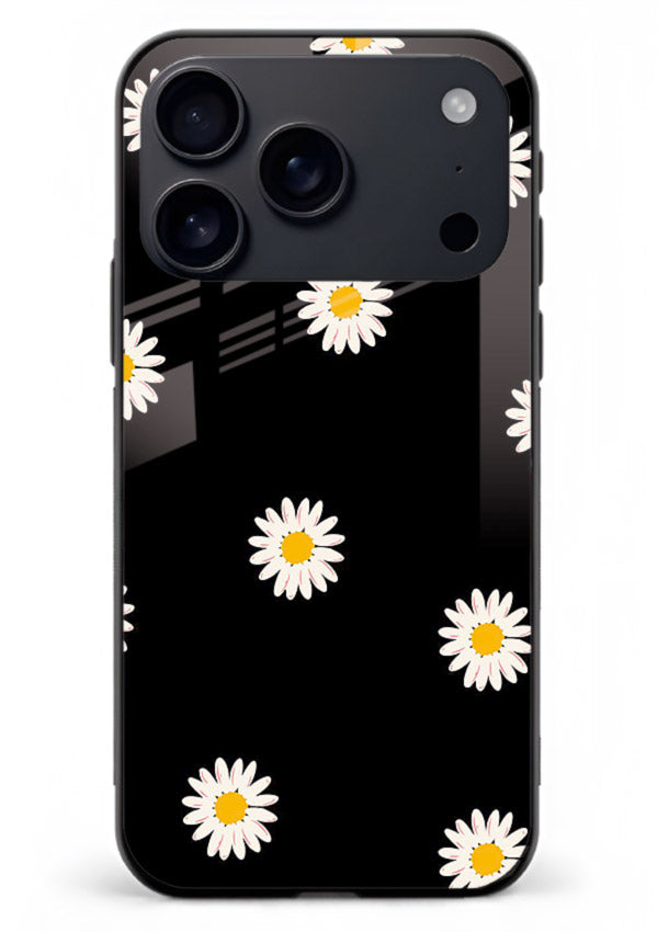 Daisy Flower Pop cheerful daisy pattern iphone 18 pro max glass back cover