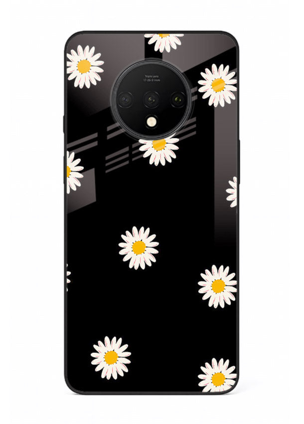 Daisy Flower Pop cheerful daisy pattern OnePlus 7T glass back cover