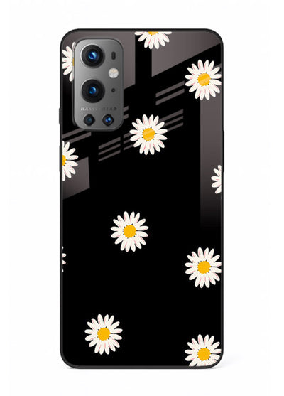 Daisy Flower Pop cheerful daisy pattern OnePlus 9 glass back cover