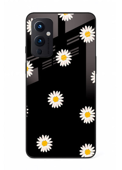 Daisy Flower Pop cheerful daisy pattern OnePlus 9 Pro glass back cover