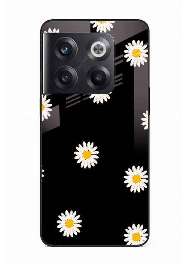 Daisy Flower Pop cheerful daisy pattern OnePlus 10T glass back cover