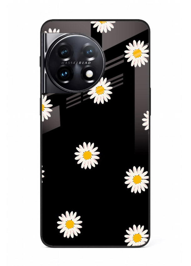 Daisy Flower Pop cheerful daisy pattern OnePlus 11R glass back cover