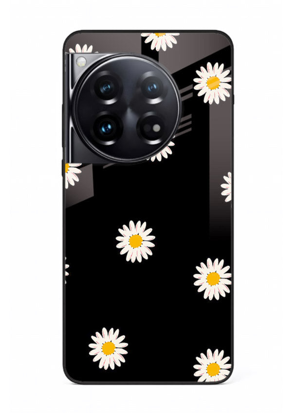Daisy Flower Pop cheerful daisy pattern OnePlus 12 glass back cover