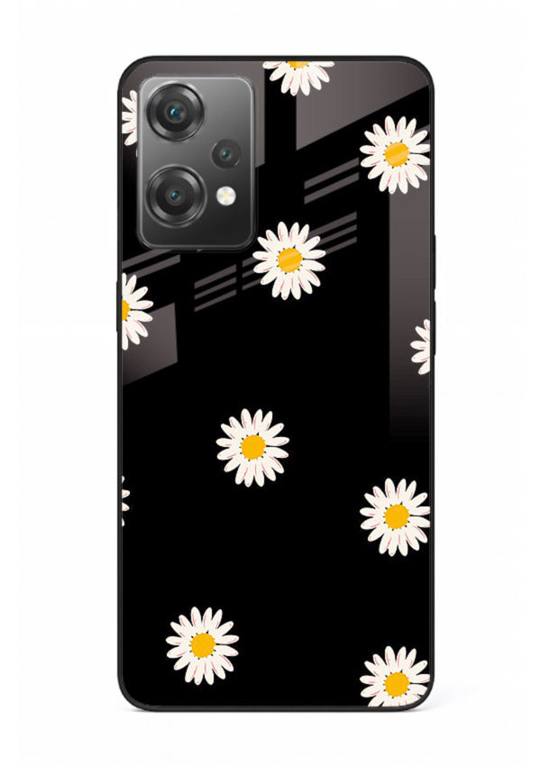 Daisy Flower Pop cheerful daisy pattern OnePlus Nord CE2 Lite 5G glass back cover