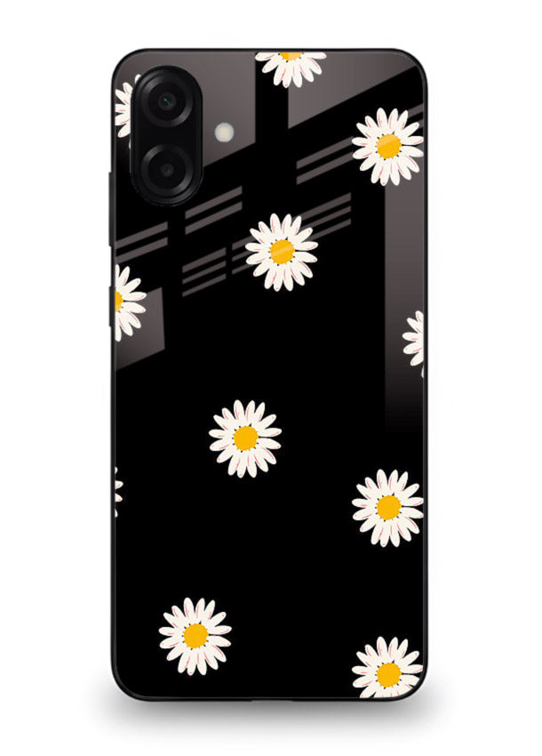 Daisy Flower Pop cheerful daisy pattern Samsung A07 4G glass back cover