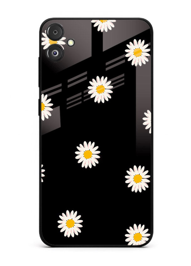 Daisy Flower Pop cheerful daisy pattern Samsung F14 5G glass back cover